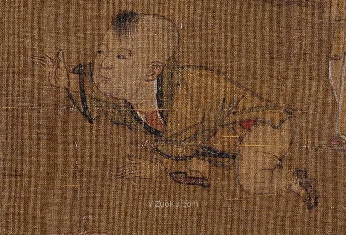 李嵩《骷髅幻戏图》高清大图局部 (3)