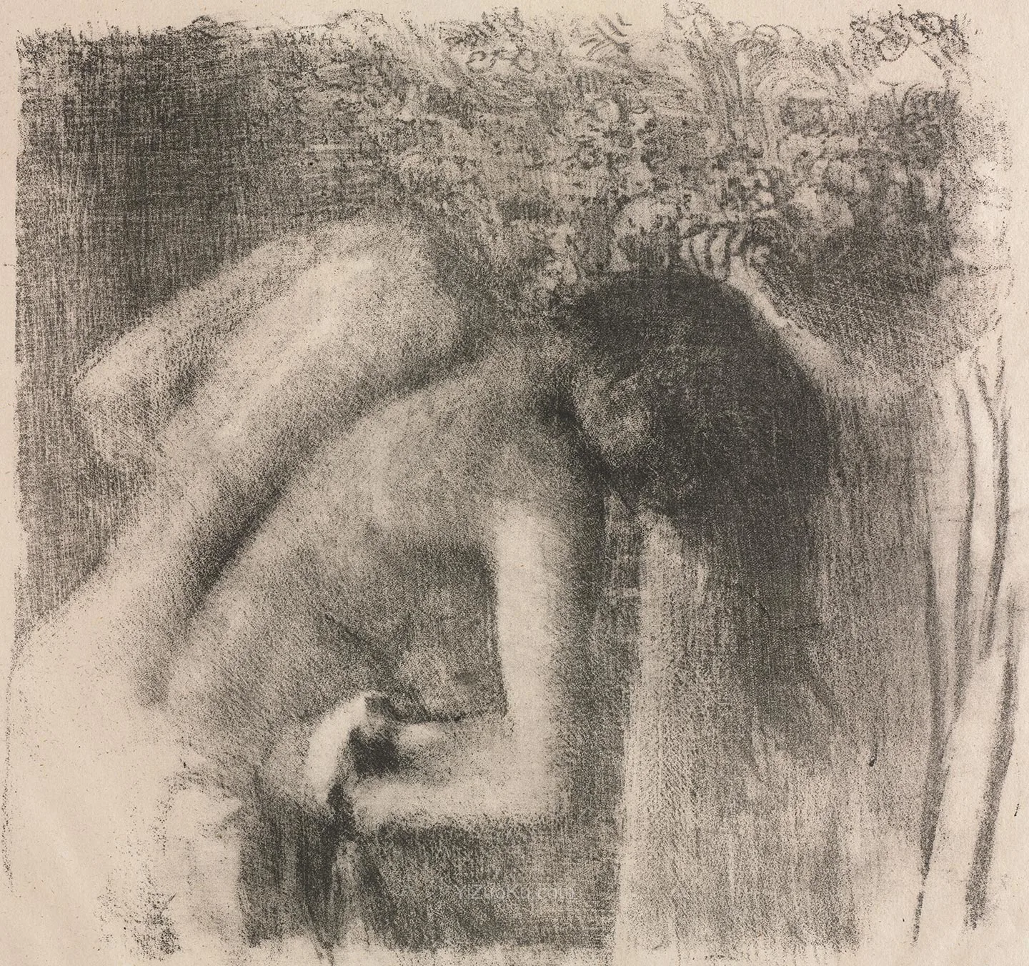 埃德加·德加转印平版版画《沐浴后》图片