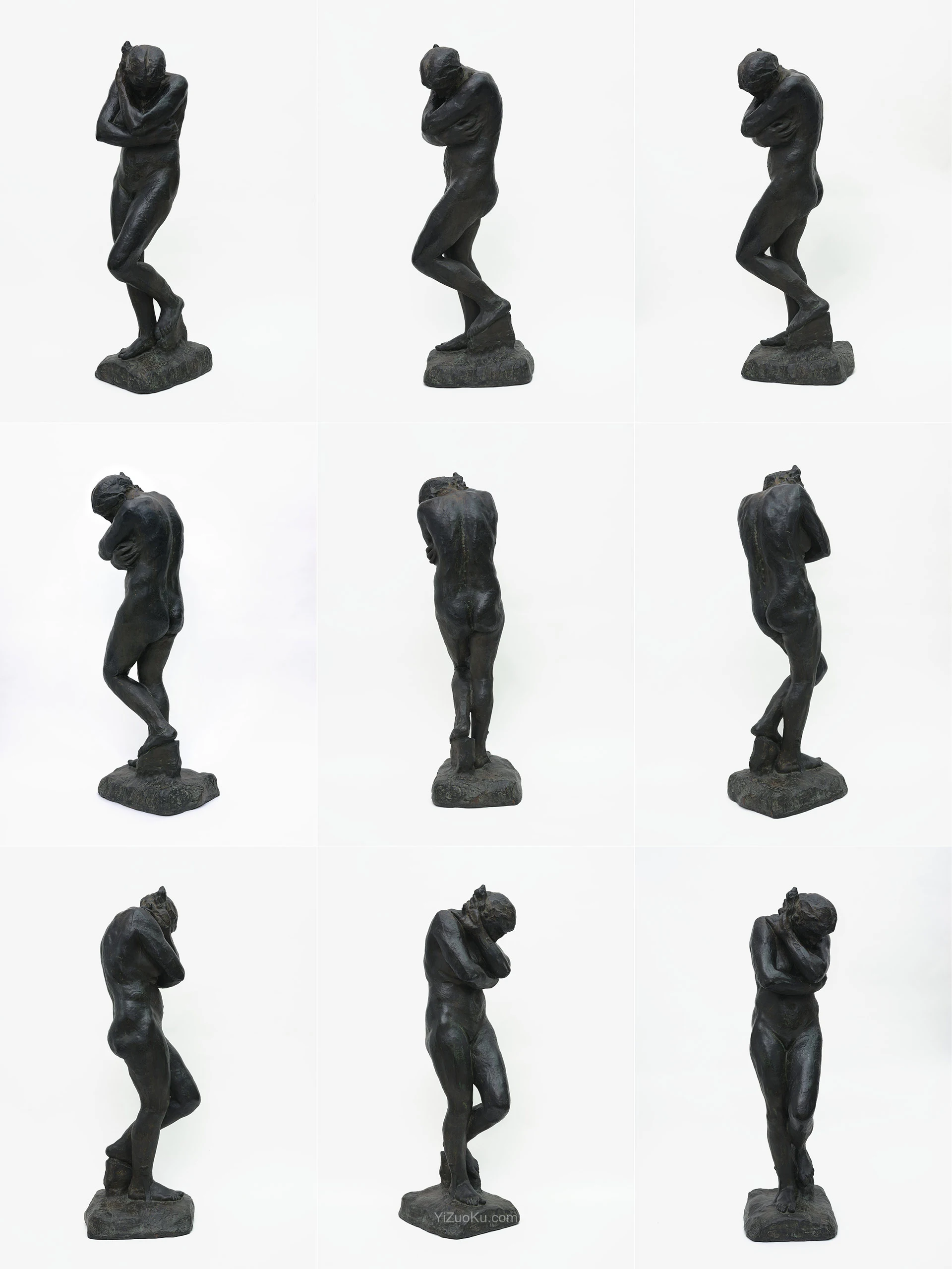 罗丹雕塑作品《夏娃》图片